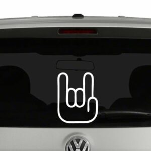 Rock On Hand Symbol Vinyl Decal