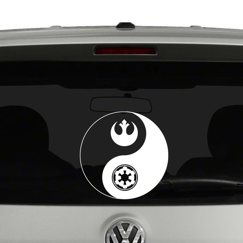 Star Wars Inspired Yin Yang Vinyl Decal