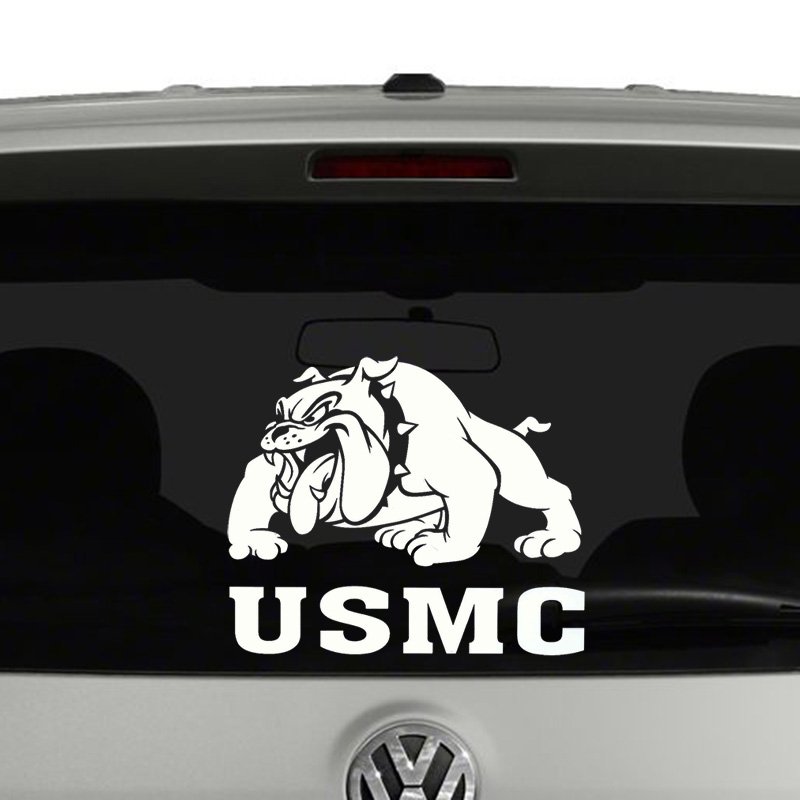 USMC Marine Corps Bulldog Vinyl Decal