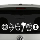 Avengers Icons Vinyl Decal Sticker