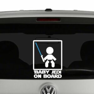 Baby Jedi On Board Vinyl Decal