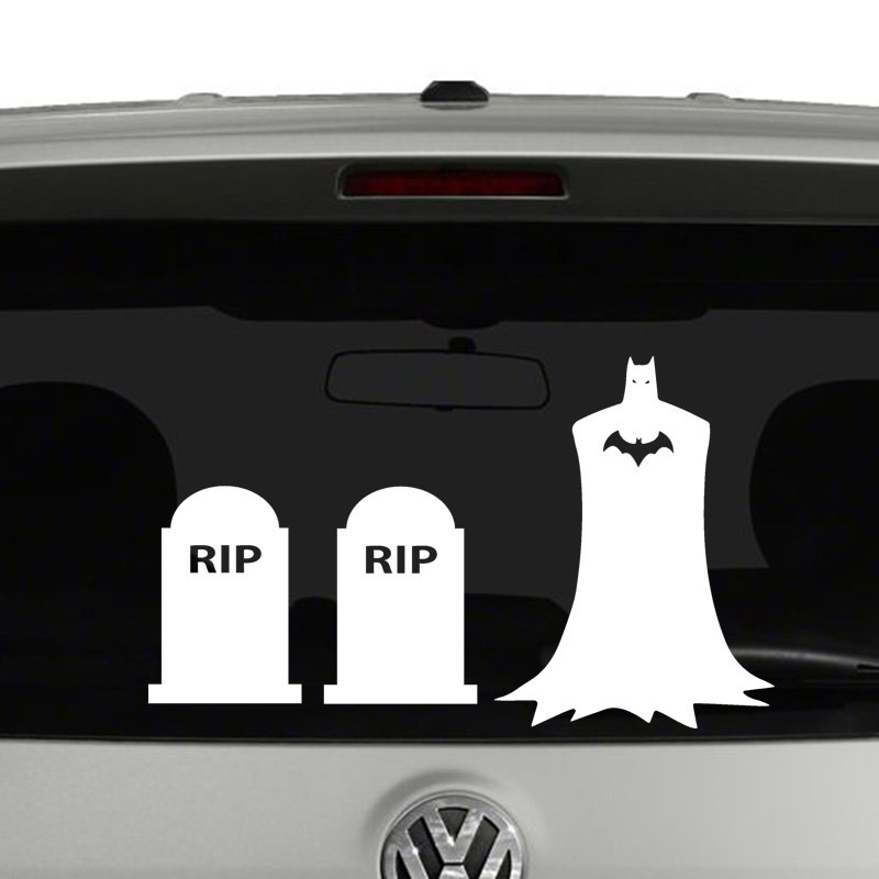 Batman Stick Figure Family Vinyl Decal Sticker