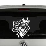 Harley Quinn with Mallet Vinyl Decal Sticker