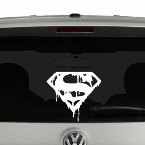 Death of Superman Symbol Vinyl Decal Sticker