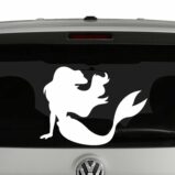 Ariel Little Mermaid Silhouette Vinyl Decal Sticker