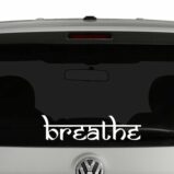 Breathe Sanskrit Style Vinyl Decal Sticker