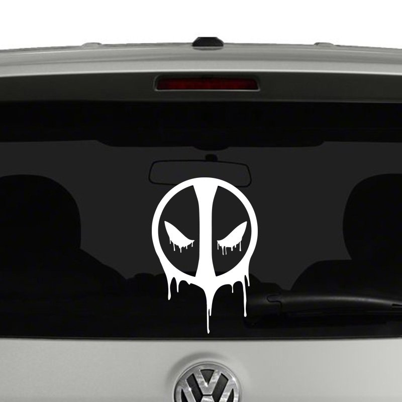 Bloody Deadpool Symbol Vinyl Decal Sticker