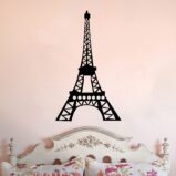 Eiffel Tower Whimsical Design Vinyl Wall Decal