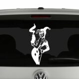 Harley Quinn with Pistol Vinyl Decal Sticker