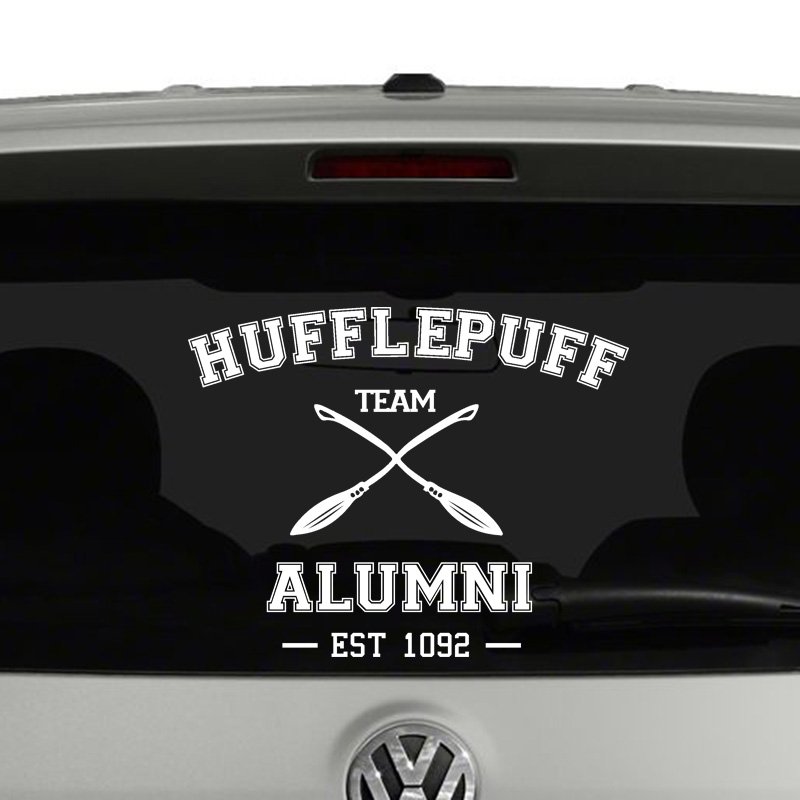 Hufflepuff Team Alumni Harry Potter Inspired Vinyl Decal Sticker