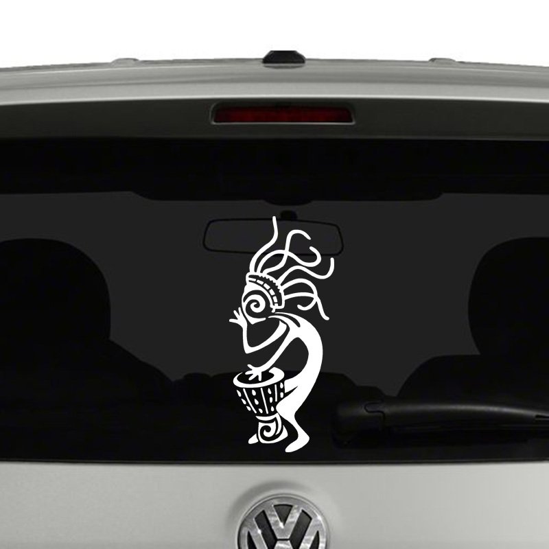 Kokopelli Drummer Vinyl Decal Sticker