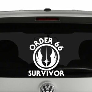 Star Wars Order 66 Survivor Vinyl Decal Sticker