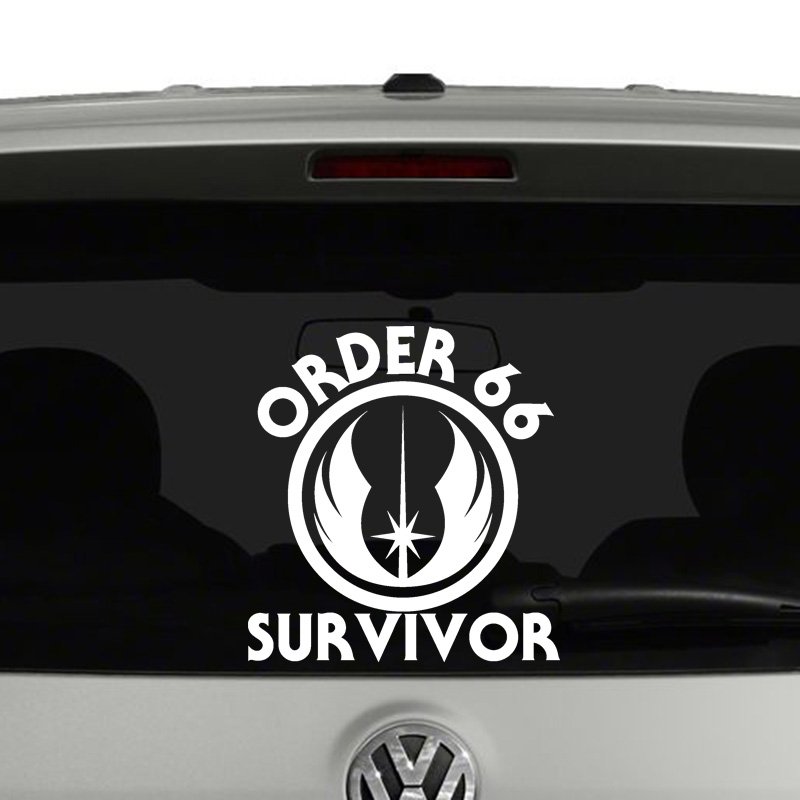 Star Wars Order 66 Survivor Vinyl Decal Sticker
