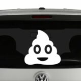 Poop Emoji Emoticon Vinyl Decal Sticker