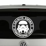 Galactic Empire Stormtrooper Corps Vinyl Decal Sticker