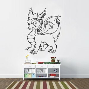 Spyro the Dragon Skylander Inspired Vinyl Wall Decal Sticker