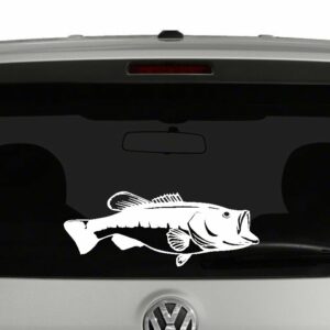 Bass Fish Vinyl Decal Sticker Car Window