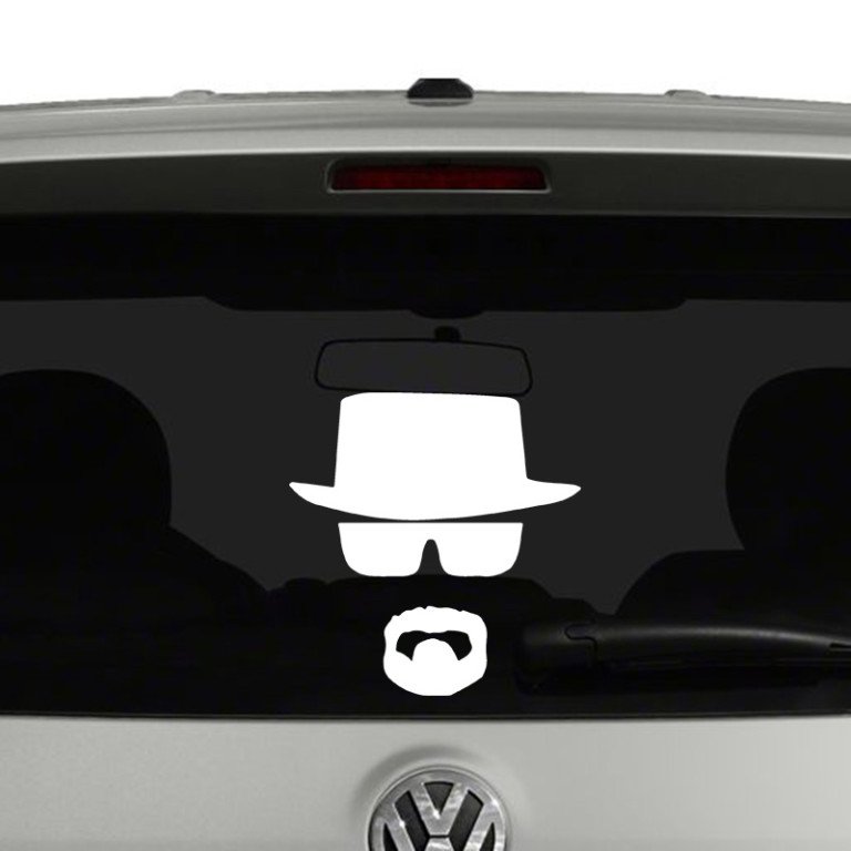 Heisenberg Silhouette Vinyl Decal Sticker