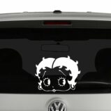 Betty Boop Headshot Vinyl Decal Window