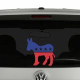 Democrat Party Mascot Donkey Vinyl Decal