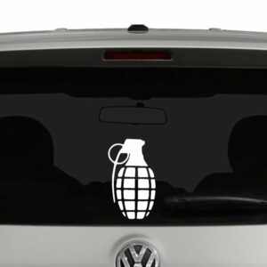 Hand Grenade Vinyl Decal Sticker