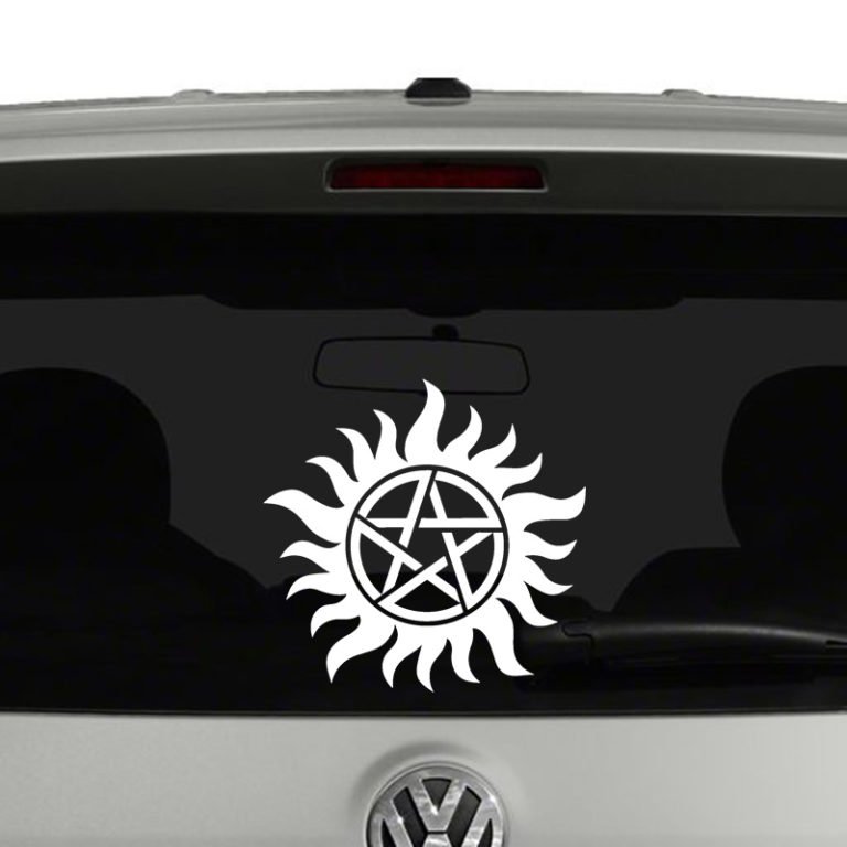 Anti-Possesion Symbol Supernatural Vinyl Decal Sticker Window