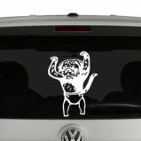 Puppy Monkey Baby Vinyl Decal Sticker