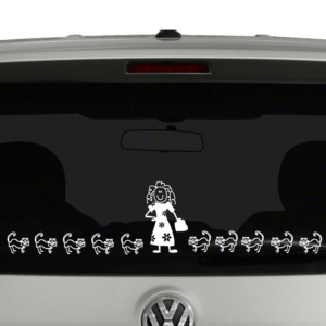 Stick Figure Family Create Your Own Vinyl Decal Sticker Car Window