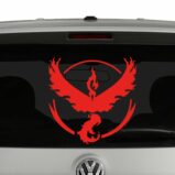 Team Valor Pokemon Inspired Vinyl Decal Sticker