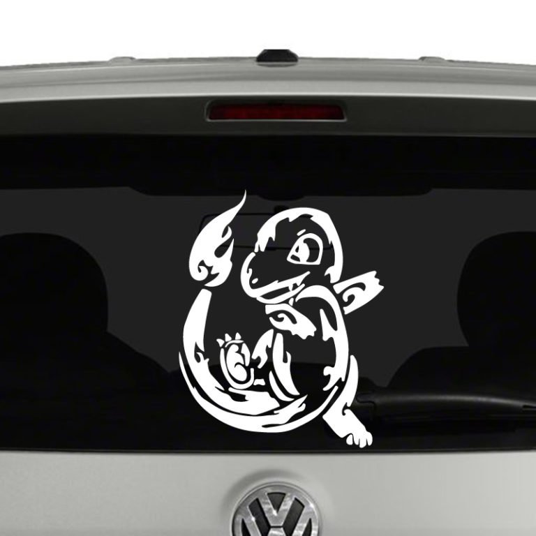 Charmander Tribal Pokemon Inspired Vinyl Decal Sticker