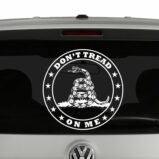 Don't Tread On Me Vinyl Decal Sticker