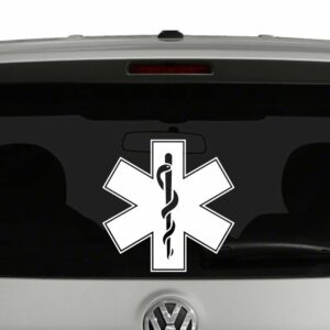 EMS Emergency Medical Services Symbol Vinyl Decal Sticker