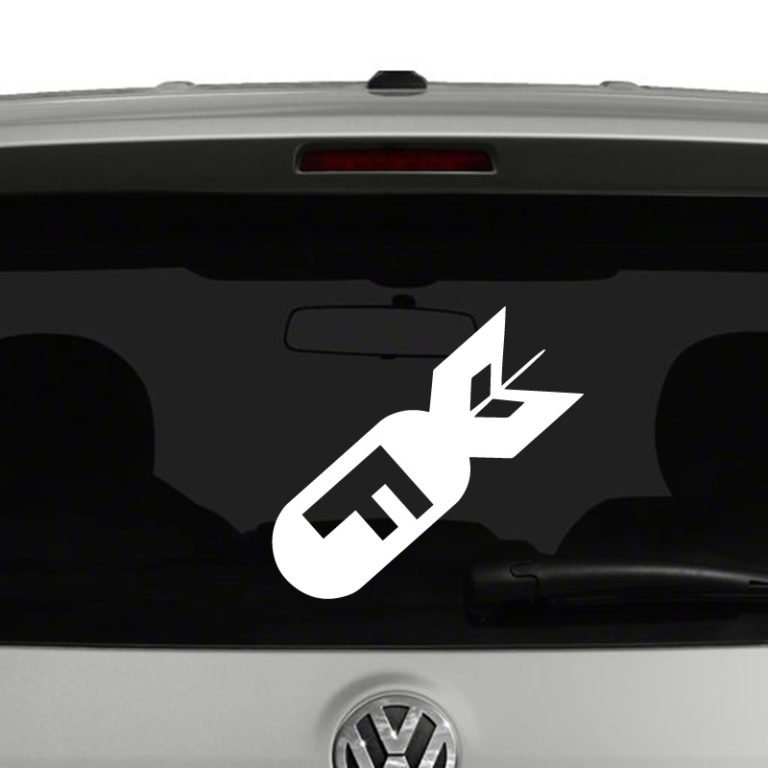 F Bomb Vinyl Decal Sticker