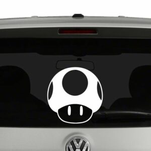 Super Mario Mushroom Vinyl Decal Sticker