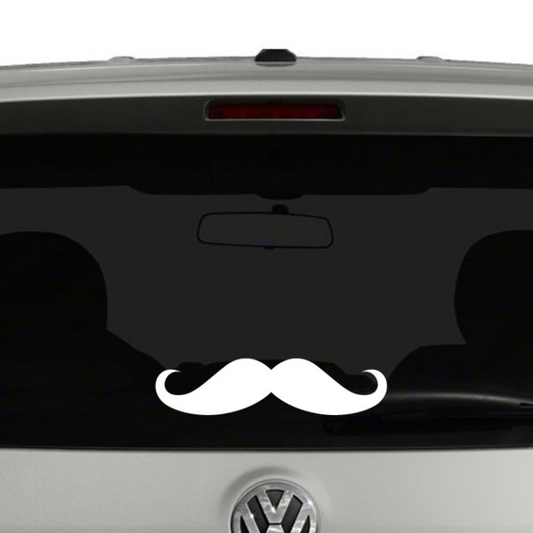 Mustache Funny Vinyl Decal Sticker