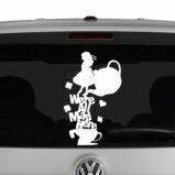 We Are All Mad Here Alice in Wonderland Inspired Vinyl Decal Sticker Car