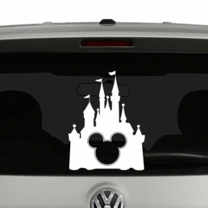 Disney Castle with Mickey Mouse Vinyl Decal Sticker
