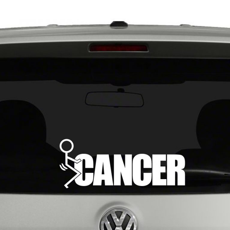 Fuck Cancer Vinyl Decal Sticker