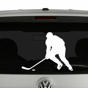 Hockey Player Silhouette 1 Vinyl Decal Sticker