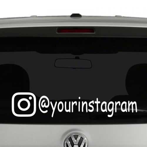 Instagram Icon Account Tag Vinyl Decal Sticker
