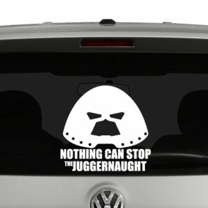 Nothing Stops The Juggxrnaught X-Men Inspired Vinyl Decal Sticker