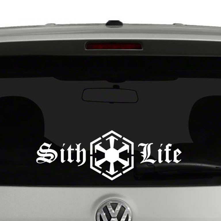 Sith Life Star Wars Inspired Vinyl Decal Sticker