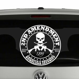 2nd Amendment Americas Original Homeland Security Vinyl Decal Sticker