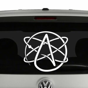 Atheist Atom Symbol Vinyl Decal Sticker