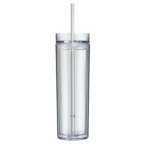 16oz Skinny Tumbler with Custom Vinyl Decal