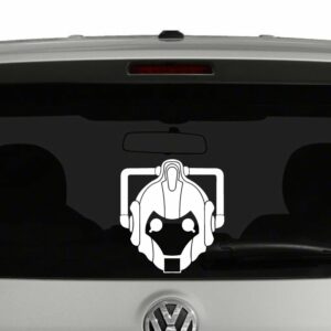 Cybermen Cyberman Head Doctor Who Inspired Vinyl Decal Sticker