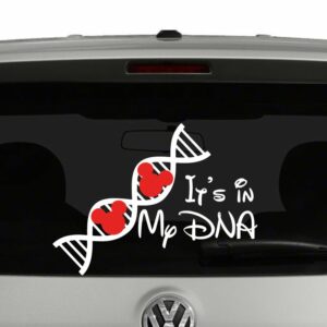 It's In My DNA Disney Mickey Mouse Vinyl Decal Sticker