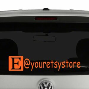 Etsy Icon Account Tag Vinyl Decal Sticker Social Media