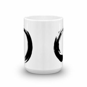 Enso Circle Brushstroke Buddhism Ceramic Mug