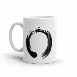 Enso Circle Brushstroke Buddhism Ceramic Mug